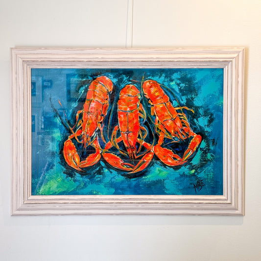 Lobster Trio by Madeleine Braithwaite-Exley