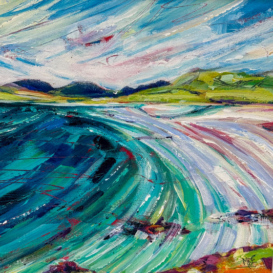 Clouds over Luskentyre by Madeleine Braitwaithe-Exley