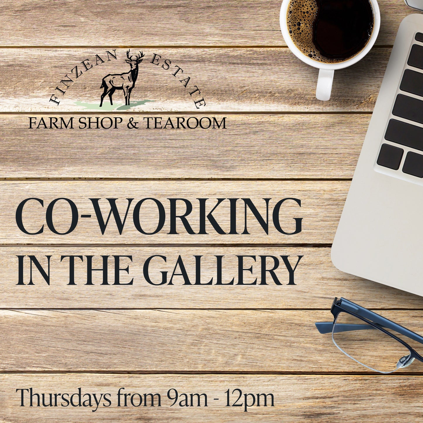 Coworking in the Gallery: Thursdays from 9am - 12