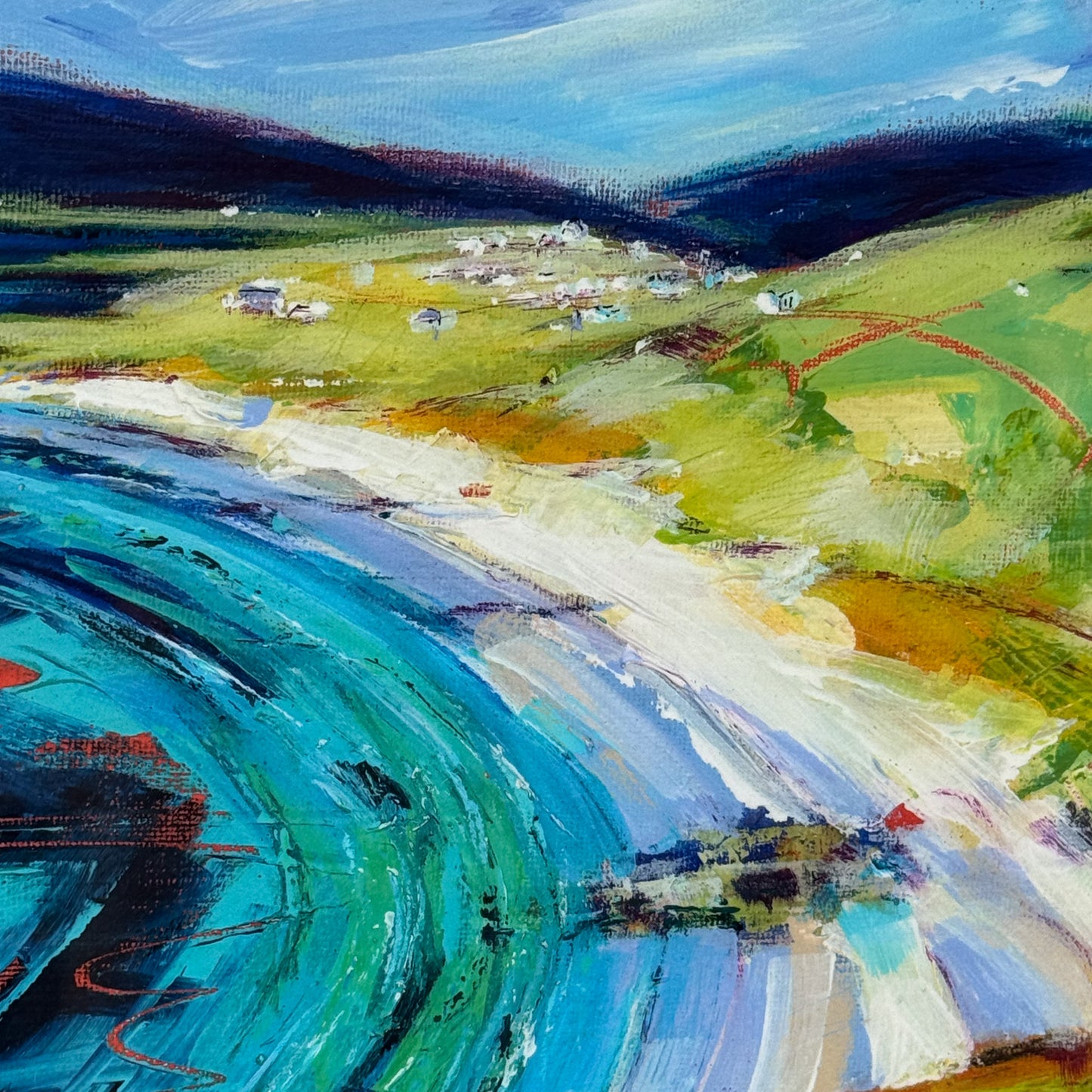 Eriskay Beach by Madeleine Braithwaite Exley