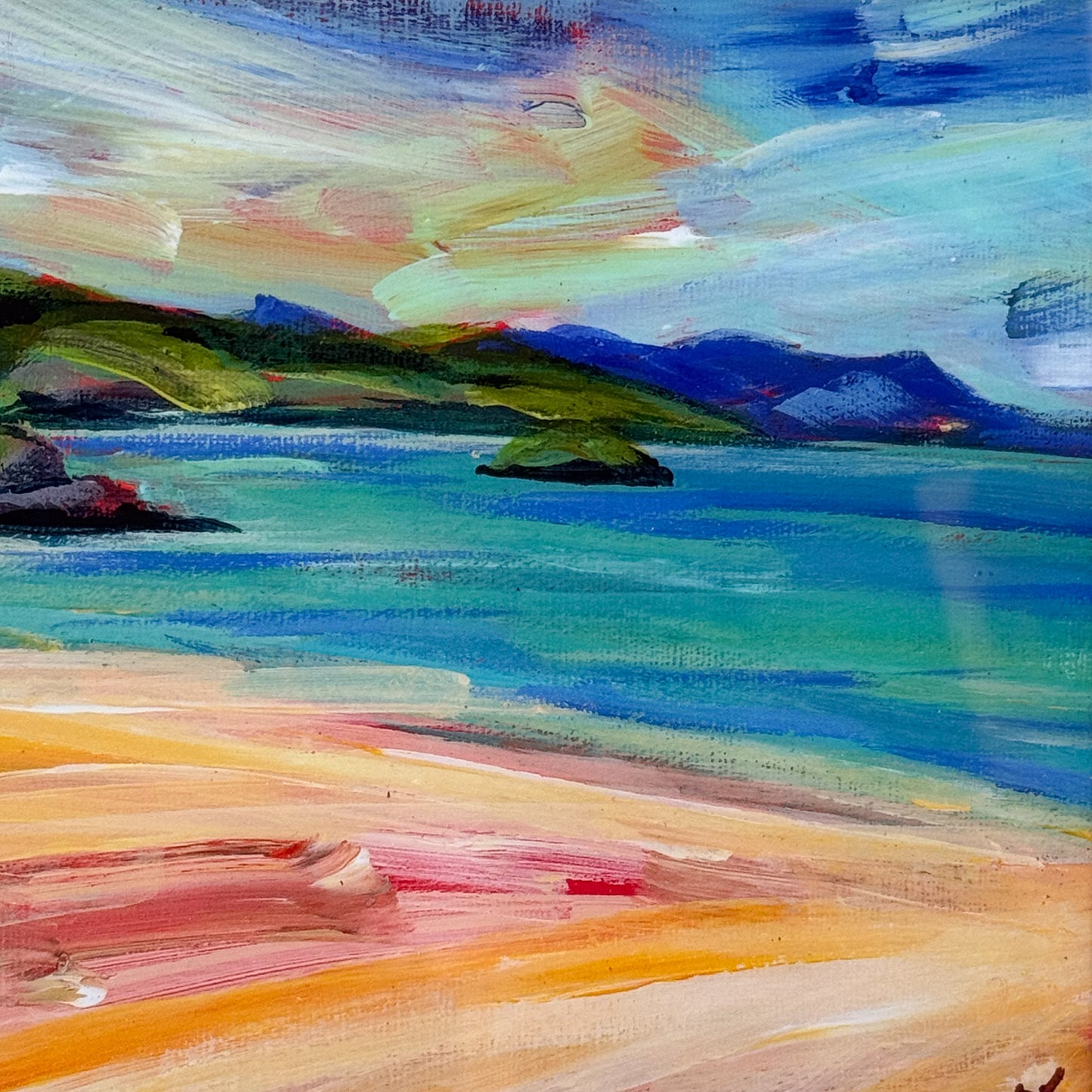 Gairloch Beach (North End) by Madeleine Braithwaite Exley