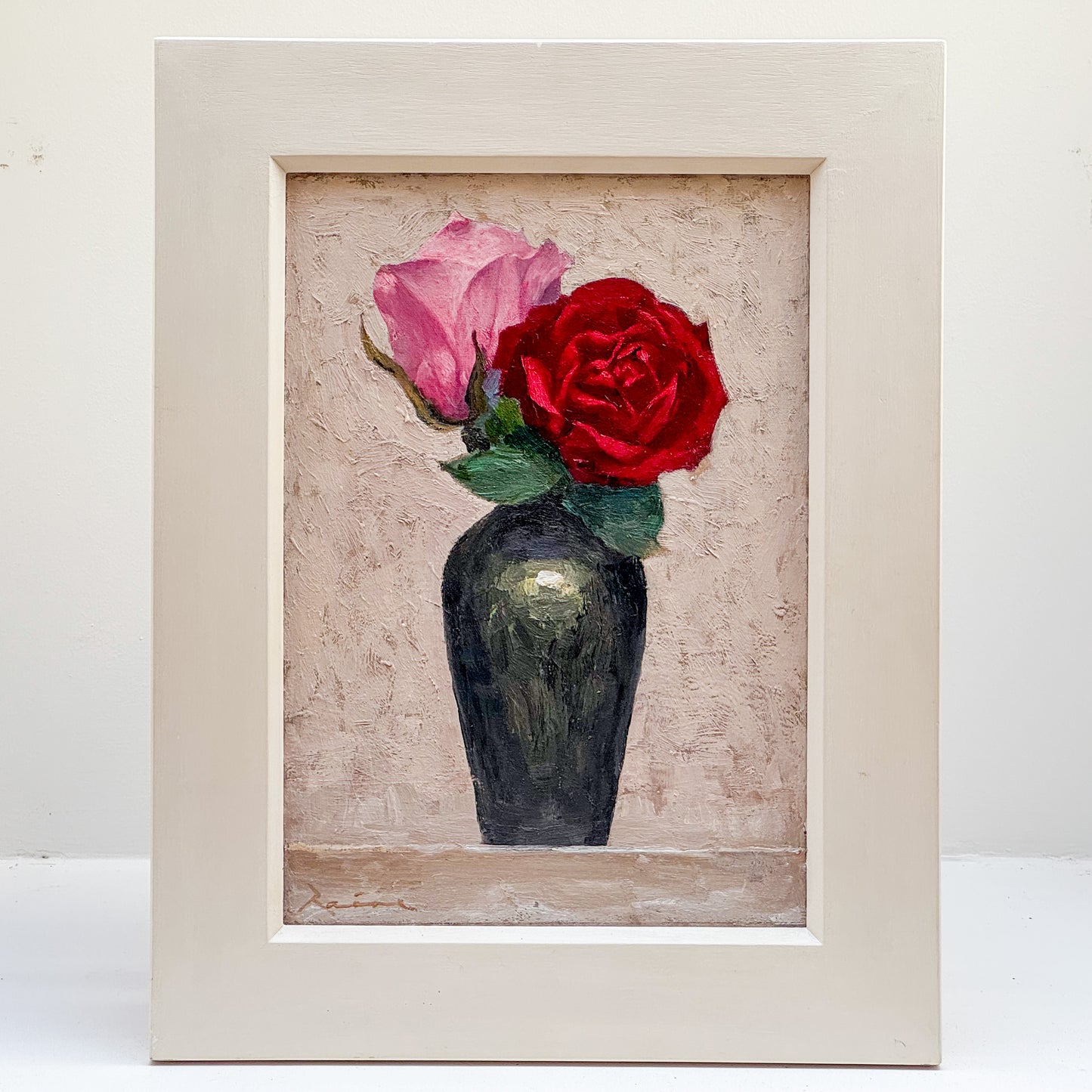 Pink Rose, Red Rose by John Paul Raine