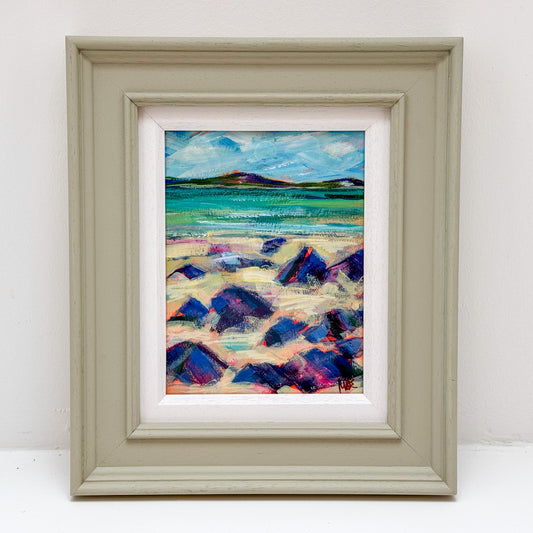 Rocks on Shoreline by Madeleine Braithwaite-Exley