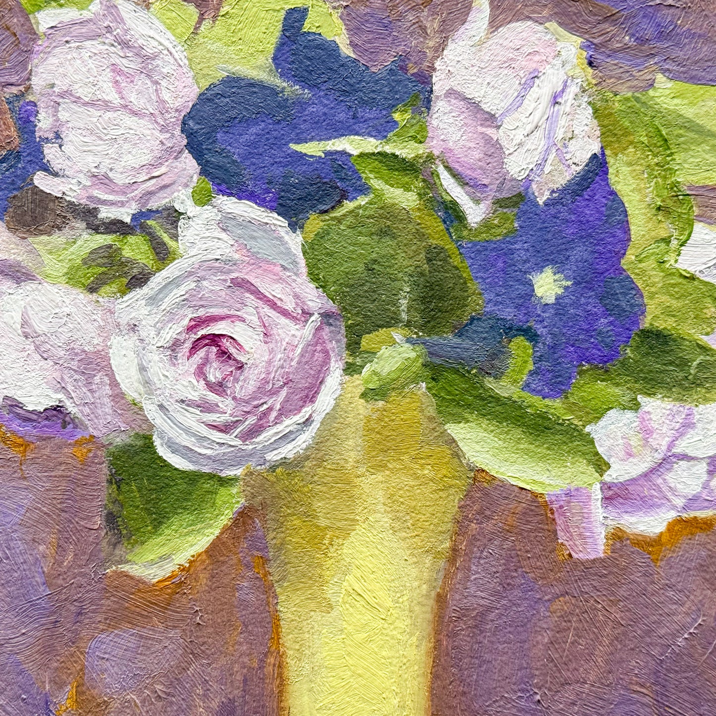 Roses and Clematis by John Paul Raine