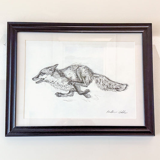 Running Fox by Katrina Calder