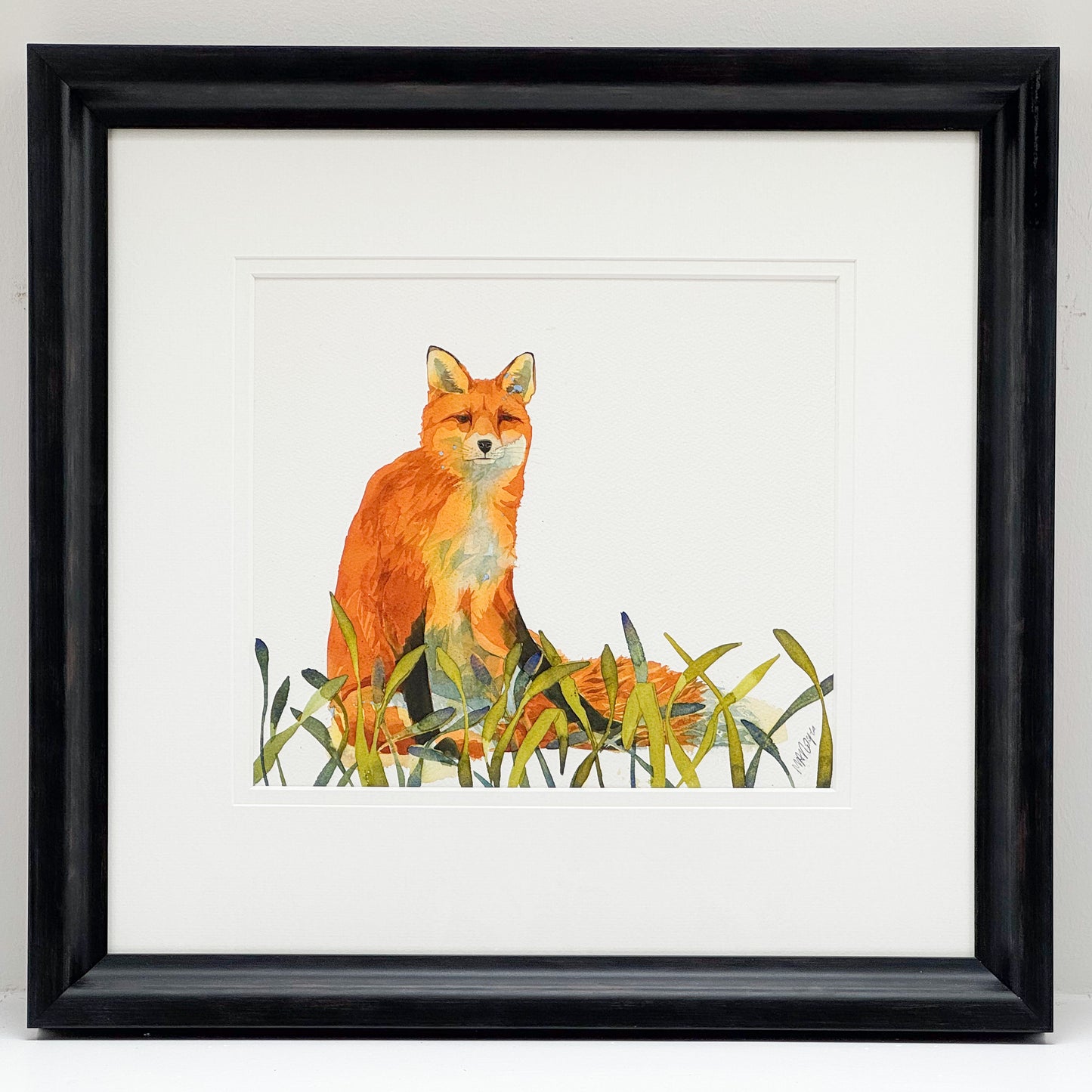 Sitting Fox by Mary Ann Rogers